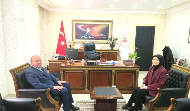 Çayıralanlı Başkanlardan Kaymakam Sağıroğlugil'e Ziyaret