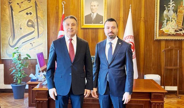 AK Parti Yozgat Milletvekili Süleyman Şahan ASFAT Genel Müdürü İlbaş ile buluştu