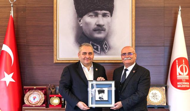 Yozgat Bahadın Belediye Başkanı Eroğlu’ndan Keçiören Belediye Başkanı Mesut Özarslan’a Ziyaret