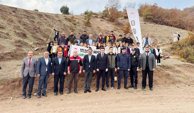 Aydıncık’ta Başkan Tekçam Çocuklarla Fidan Dikti!