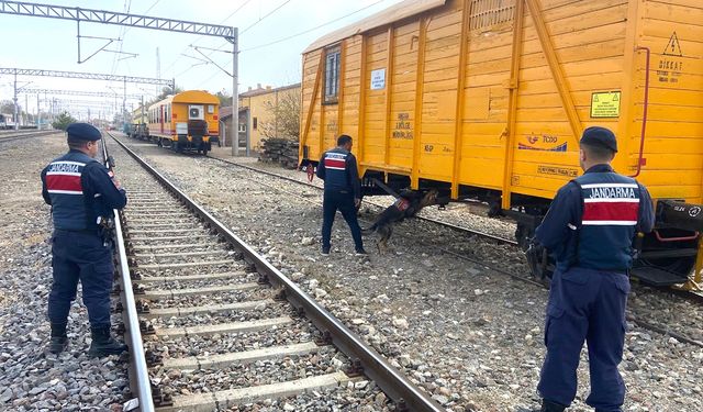 Yozgat Yenifakılı’da TCDD Tren Yolu Güzergahında Güvenlik Taraması