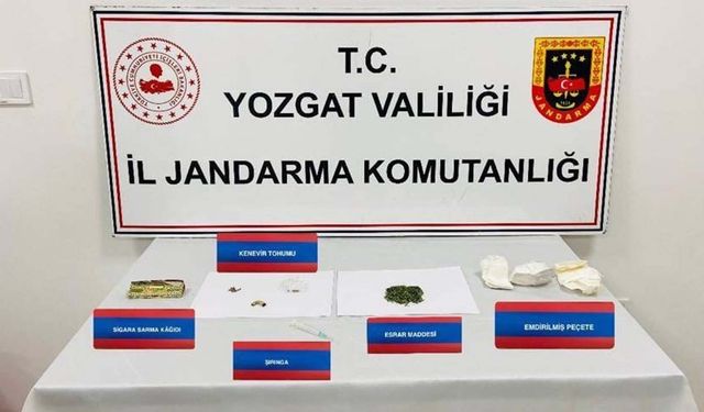 Yozgat’ta Yasaklı Madde Operasyonu: İki Şahıs Suçüstü Yakalandı