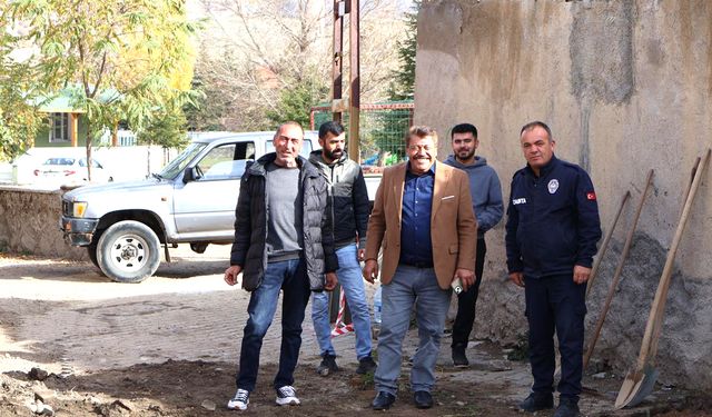 Saraykent Belediye Başkanı Ahmet Köroğlu İlçede Yapılan Çalışmaları Yerinde İnceledi