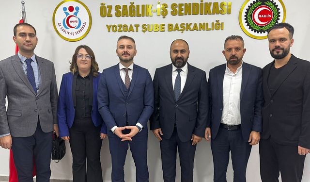 Yozgat Aile ve Sosyal Hizmetler İl Müdürü Alper Alp’ten Öz Sağlık İş Sendikası’na Ziyaret