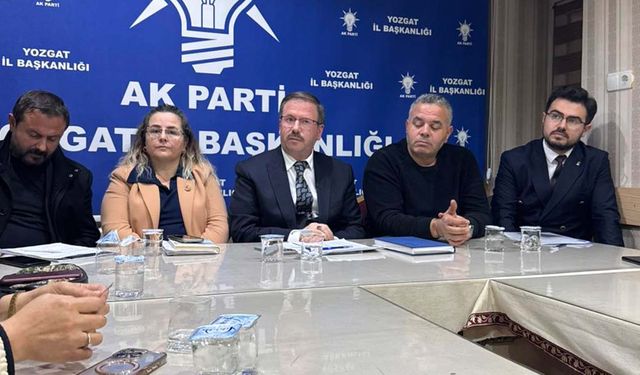 AK Parti Yozgat İl Teşkilatı Şehir Kalkınmasını Masaya Yatırdı!