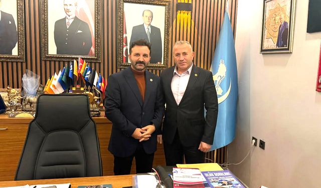 Doğankent Belediye Başkanı Ulvi Akdemir’den Ülkü Ocakları Yozgat İl Başkanlığına Ziyaret