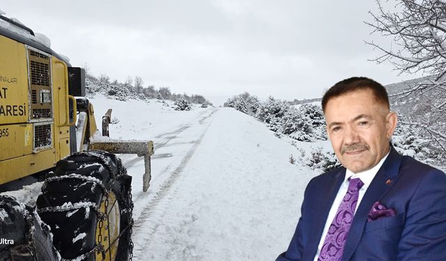 Yozgat İl Özel İdaresi Karla Mücadelede Alarmda