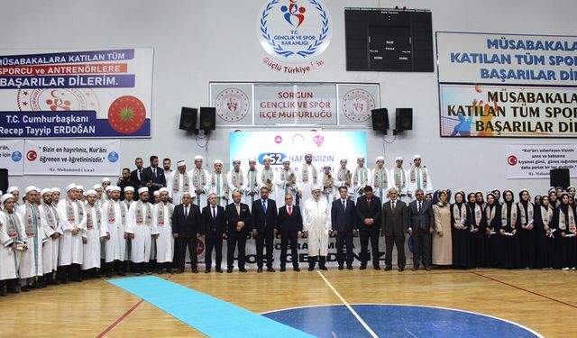 Sorgun’da Hafızlık İcazet Merasimi ve Kur’an Ziyafeti Düzenlendi