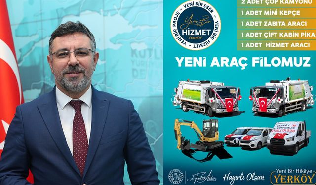 Yerköy’de Belediye Araç Filosu Güçlendirildi