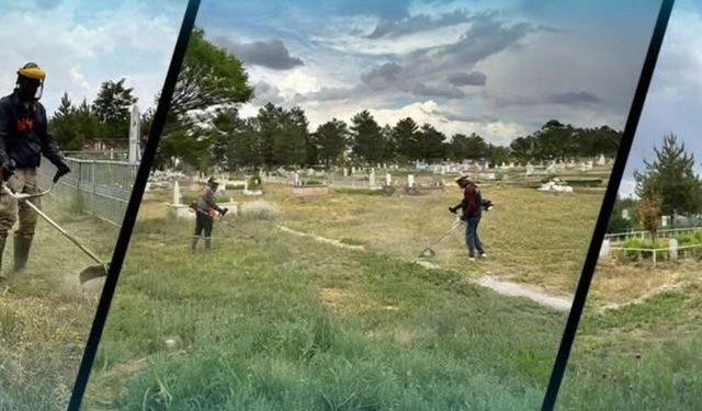 Boğazlıyan Belediyesi’nden Mezarlıklarda Düzenli Bakım Çalışması
