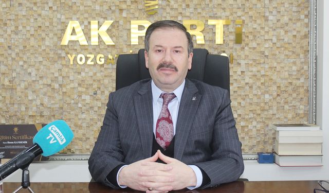 AK Parti Yozgat İl Başkanı Hasan Kandemir’den son dakika su açıklaması!
