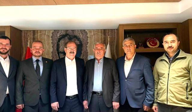 TESKOMB Genel Başkanı Akgül Yozgat Heyetini Ağırladı