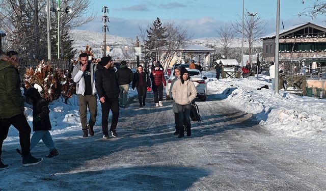 Yozgat’ta Kar Sonrası Vatandaşlar Türkiye’nin İlk Milli Parkına Akın Etti