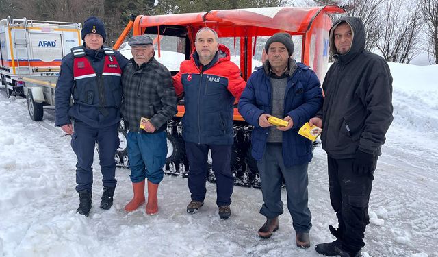 Yozgat'ta Mahsur Kalan Vatandaşlar AFAD ve Jandarma Tarafından Kurtarıldı