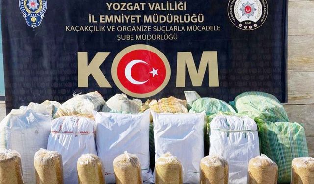 Yozgat’ta Kaçakçılara Darbe: Araçta 650 Kilo Tütün Ele Geçirildi