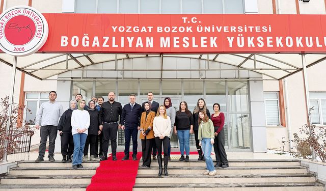 Yozgat Bozok Üniversitesi Rektörü Evren Yaşar’dan Boğazlıyan MYO’ya Akademik Ziyaret
