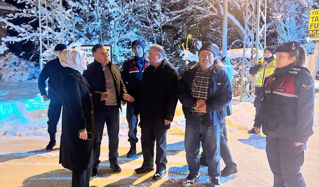 Yozgat’ın kadın kaymakamı sahada: görev başında kutladı