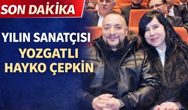 Yozgatlı Hayko Cepkin’e “Yılın Sanatçısı” Ödülü: Prestij Gecesinde Sanat ve Memleket Vurgusu