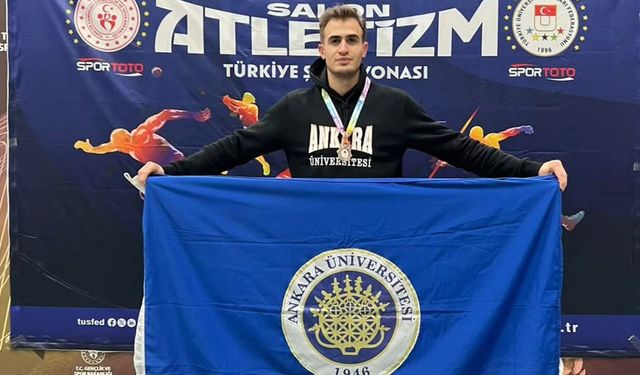 Türkiye Salon Atletizm Şampiyonası’nda Gümüş Madalya Gururu