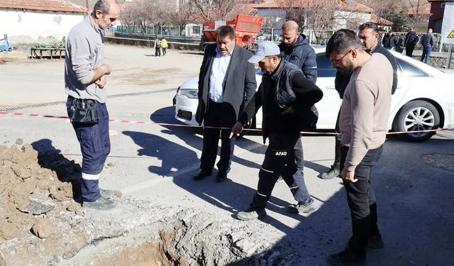 Saraykent’te Yağış Sonrası Su Arızası Giderildi