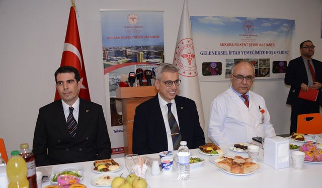 Ankara Bilkent Şehir Hastanesi Geleneksel İftar Yemeği Büyük Katılımla Gerçekleşti