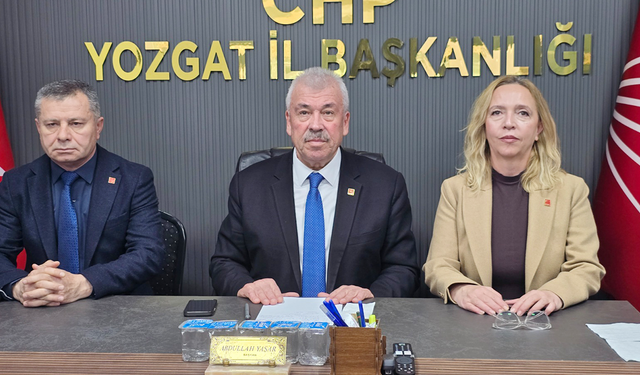 CHP Yozgat İl Başkanı Abdullah Yaşar’dan sert çıkış: Bu düzene hep birlikte son vereceğiz