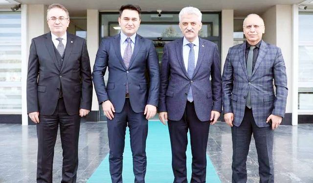 Türk Alman Yatırım Birliği Başkanı Gencay Koyunbaşoğlu’ndan Düzce Valisi Mehmet Makas’a Tebrik Ziyareti