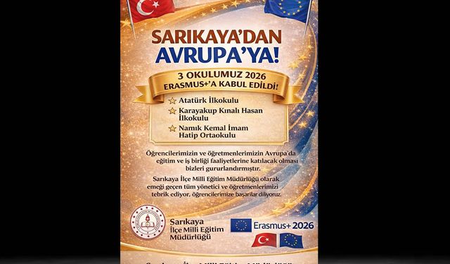 Sarıkaya’dan Avrupa’ya Eğitim Köprüsü