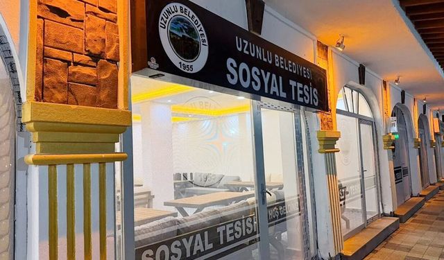 Uzunlu’da modern sosyal tesis hizmete açıldı