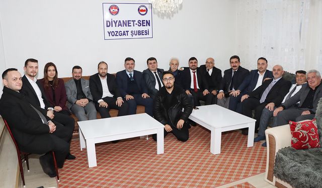 AK Parti Yerköy Teşkilatından Diyanet-Sen’e Ziyaret: “Birlik ve Ortak Akılla Çalışmaya Devam”