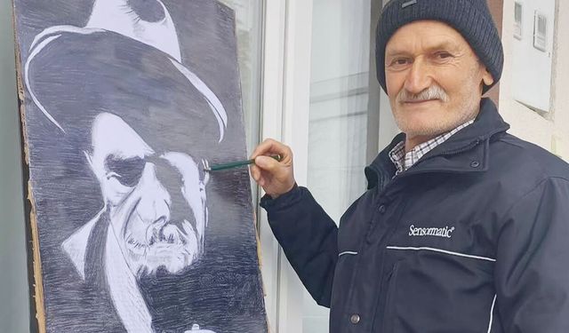 Boğazlıyan’da Ressam Ertürk’ten Aşık Veysel’e "Gönül Gözü" Vefası