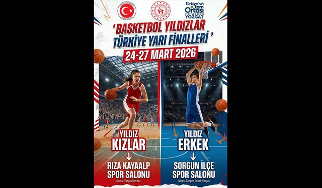 Yozgat’ta Basketbol Şöleni Başlıyor: Yıldızlar Türkiye Yarı Finalleri İçin Geri Sayım
