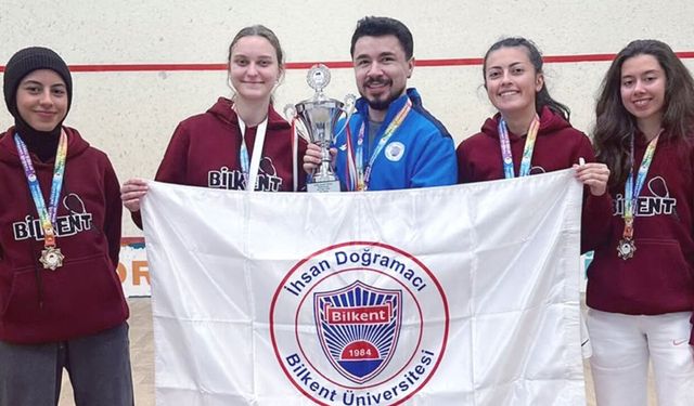 Bilkent Üniversitesi Kadın Squash Takımı Türkiye Şampiyonu Oldu: Üniversitelerarası Zirveye Damga Vurdu