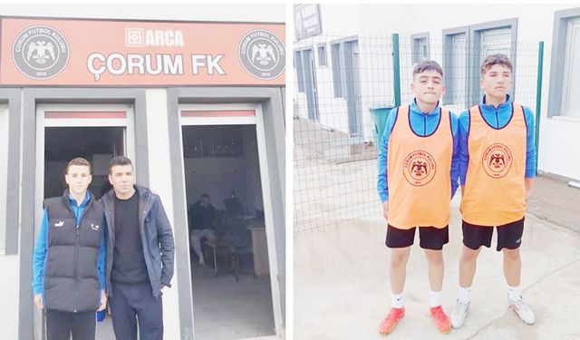 Sorgun Gençlik Spor’un Genç Yeteneklerine Süper Lig Radarı: 4 Futbolcu Çorum FK Yolunda