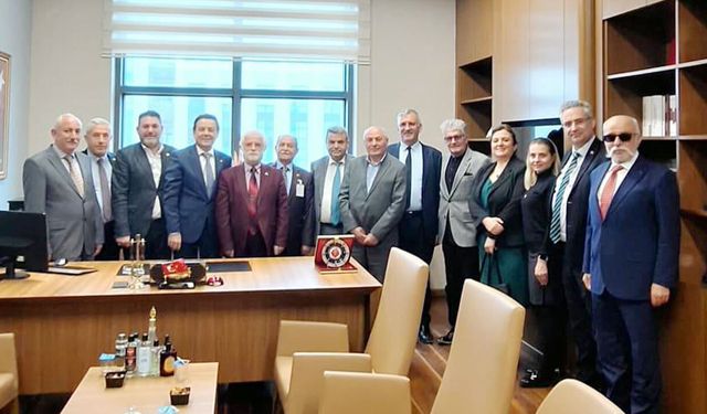 Yozgatlılar Vakfı’ndan Yargıtay Üyesi Hüseyin Kürşad Serbes’e Ziyaret