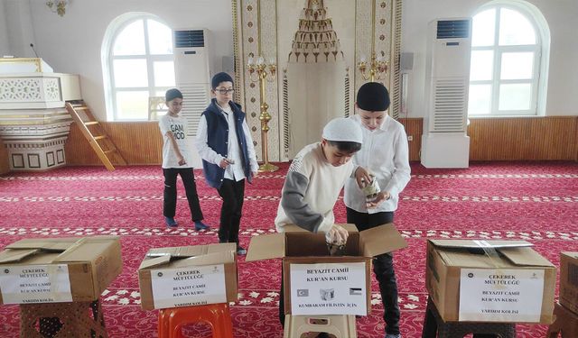 Yozgat Çekerek’te Minik Ellerden Dev Dayanışma