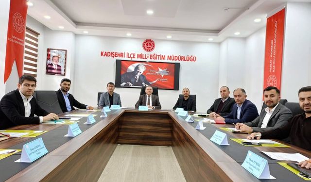 Kadışehri İlçe Millî Eğitim Müdürlüğü Müdürler Kurulu Toplantısı Gerçekleştirildi