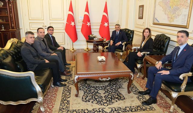 Türk Eğitim-Sen Yozgat Şubesi’nden Vali Mehmet Ali Özkan’a Ziyaret