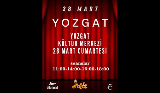 Keloğlan Çocuk Tiyatrosu Anadolu Turnesiyle 28 Mart’ta Yozgat’ta