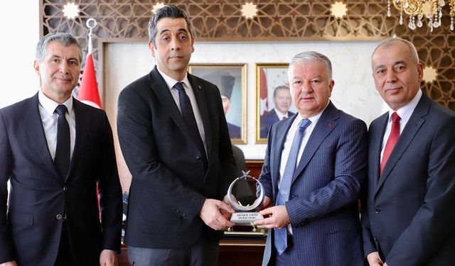 Yozgatlı Dernekler Federasyonu’ndan Aksaray Valisi Murat Duru’ya Hayırlı Olsun Ziyareti