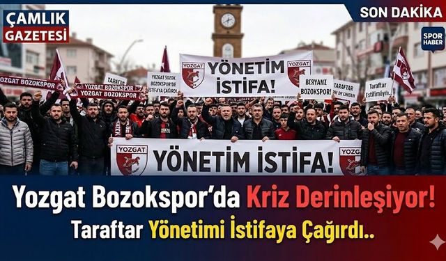Yozgat Bozokspor’da Kriz Derinleşiyor! Taraftar Yönetimi İstifaya Çağırdı..