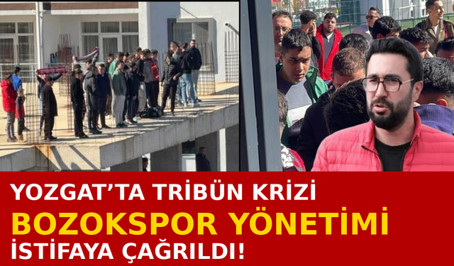 Yozgat’ta Tribünler Karıştı! Bozokspor Yönetimine İstifa Çağrısı