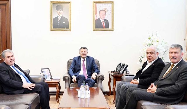 Yozgatlı heyetten İçişleri Bakanlığına anlamlı ziyaret!