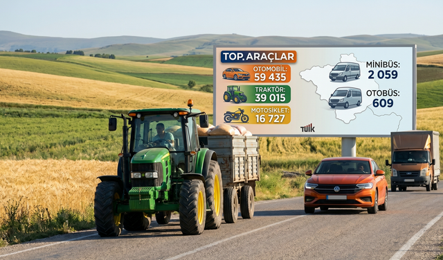 TÜİK 2026 Verileri Açıklandı: Yozgat’ta Araç Sayısı 139 Bini Aştı