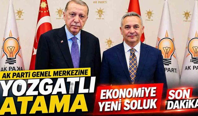 AK Parti Genel Merkezi’ne Yozgatlı atama: Mücahit Altunok görevde