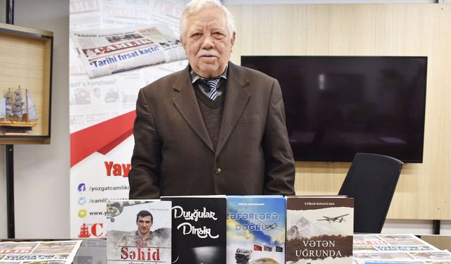 Yozgat Çamlık TV’de Azerbaycanlı Yazar Etibar Hasanzade’nin Eserleri Tanıtıldı