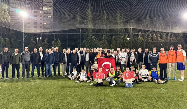 Çandır Köyü Ankara Derneği’nden Birlik ve Beraberlik Maçı: Halı Sahada Hemşehri Buluşması