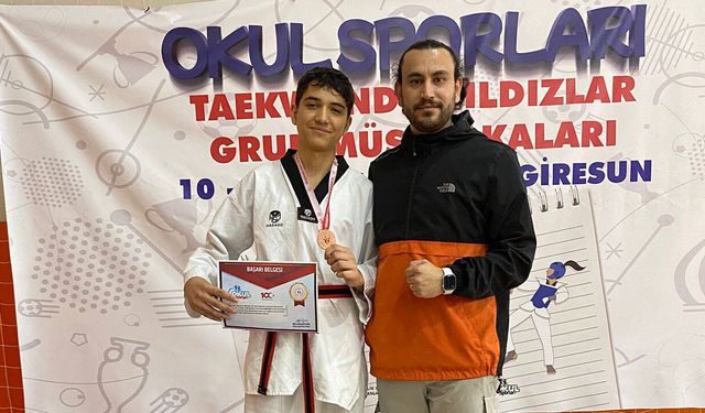 Çekerekli Öğrenciden Tekvandoda Büyük Başarı
