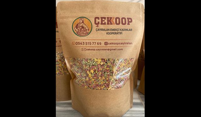 Çayıralanlı Kadınlardan Doğal Lezzet: Sebzeli Boncuk Erişteler Satışa Sunuldu