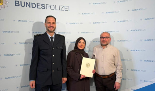 Almanya’da Gururlandıran Başarı! Büşra Nur Kalkan Federal Polis Oldu